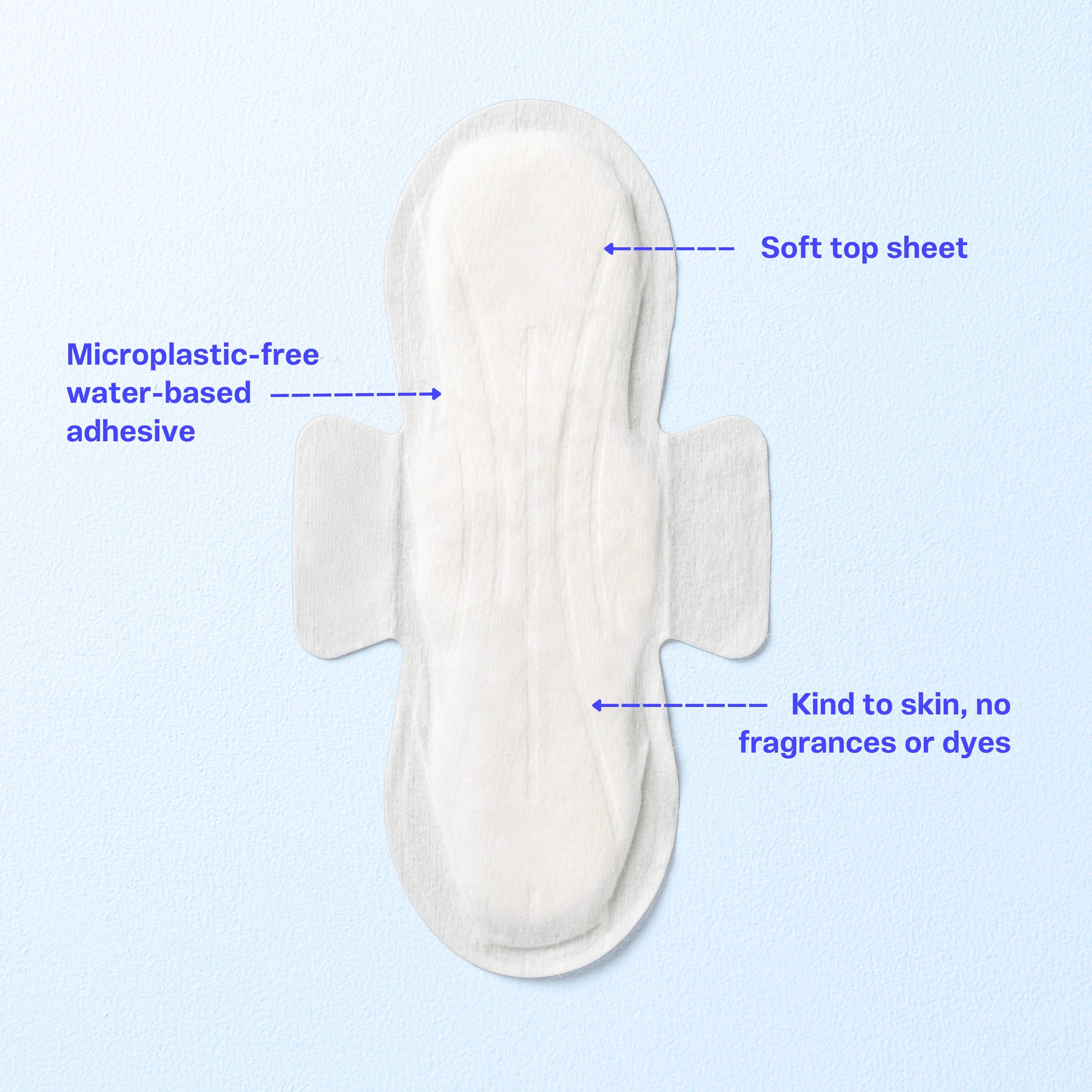 Flushable Winged Small Pads