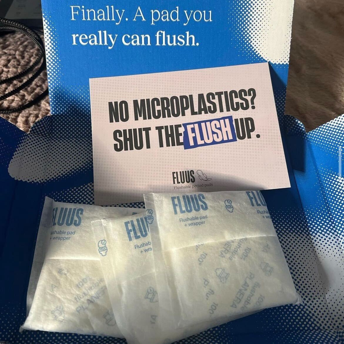 Fluus Flushable Period Pads